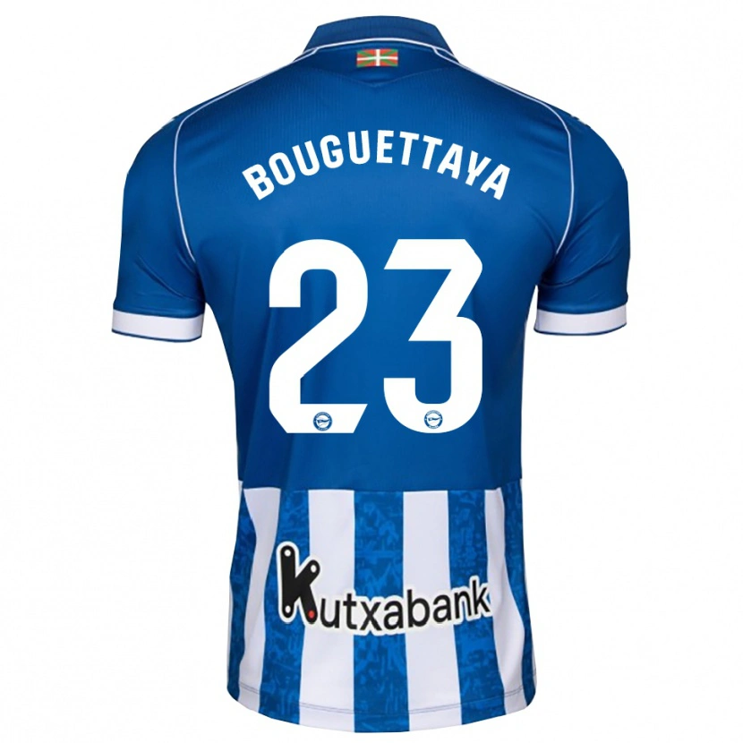 Danxen Damen Tazghat Bouguettaya #23 Blau Weiß Schwarz Heimtrikot Trikot 2026/27 T-Shirt