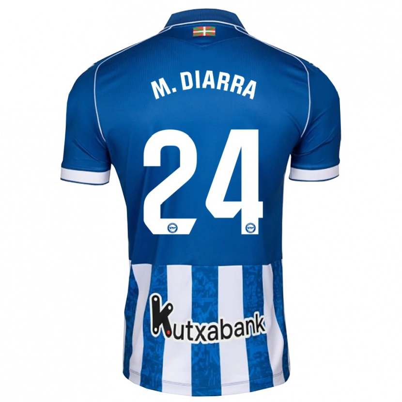 Danxen Damen Moussa Diarra #24 Blau Weiß Schwarz Heimtrikot Trikot 2026/27 T-Shirt