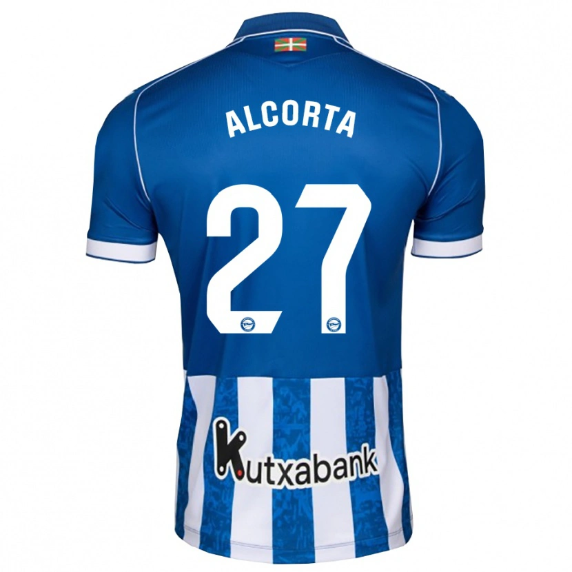 Danxen Damen Alaitz Alcorta #27 Blau Weiß Schwarz Heimtrikot Trikot 2026/27 T-Shirt