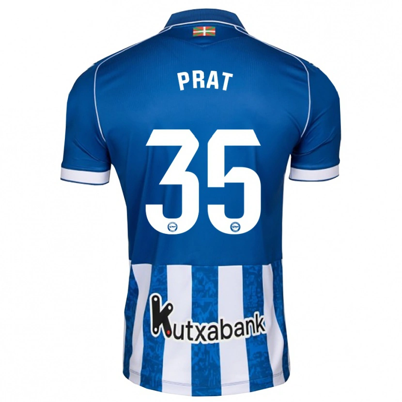 Danxen Damen Jaric Prat #35 Blau Weiß Schwarz Heimtrikot Trikot 2026/27 T-Shirt