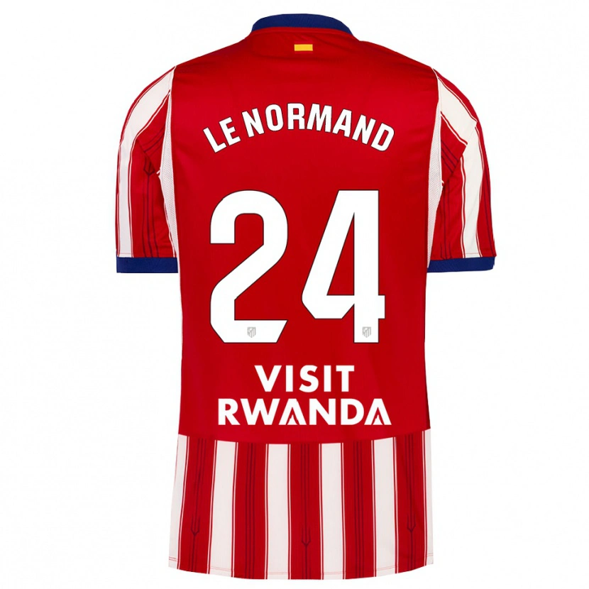 Danxen Damen Robin Le Normand #24 Königsblau Rot Weiß Heimtrikot Trikot 2026/27 T-Shirt