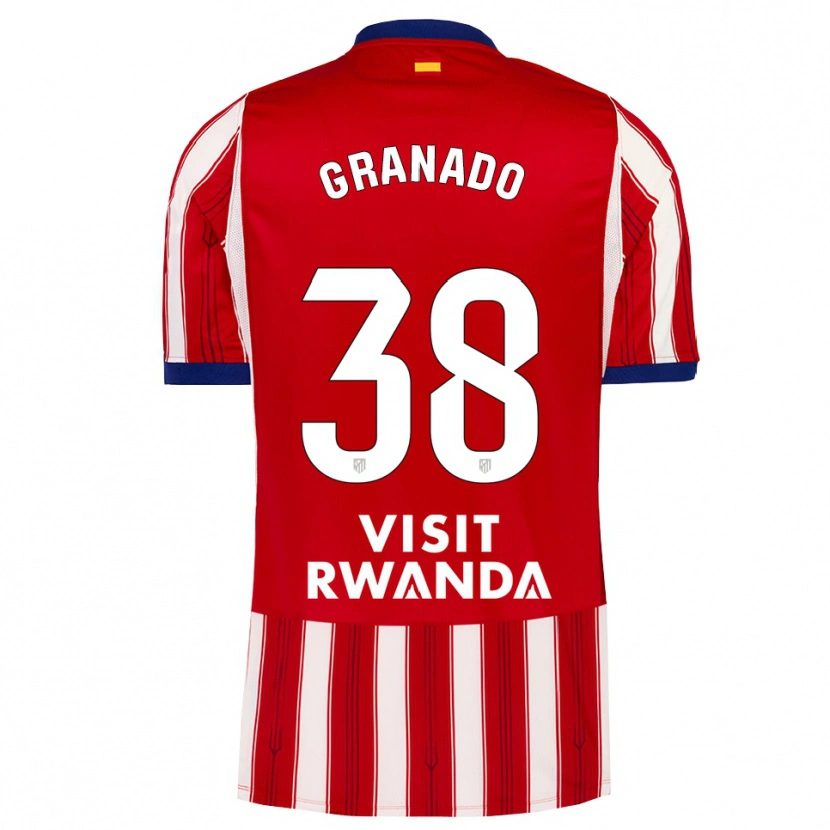 Danxen Damen Adrian Granado #38 Königsblau Rot Weiß Heimtrikot Trikot 2026/27 T-Shirt