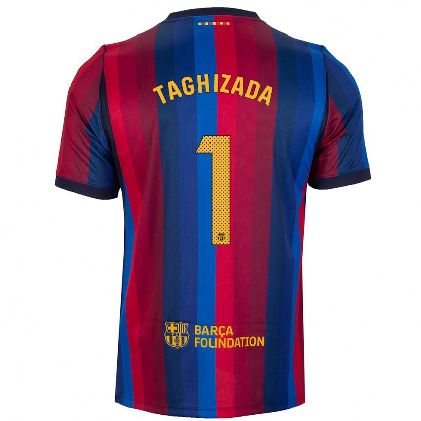 Danxen Damen Eldar Taghizada #1 Königsblau Rot Gelb Heimtrikot Trikot 2026/27 T-Shirt