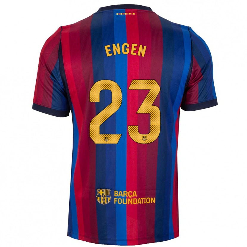 Danxen Damen Ingrid Engen #23 Königsblau Rot Gelb Heimtrikot Trikot 2026/27 T-Shirt