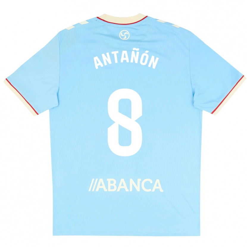 Danxen Damen Andrés Antañón #8 Himmelblau Weiß Rot Heimtrikot Trikot 2026/27 T-Shirt
