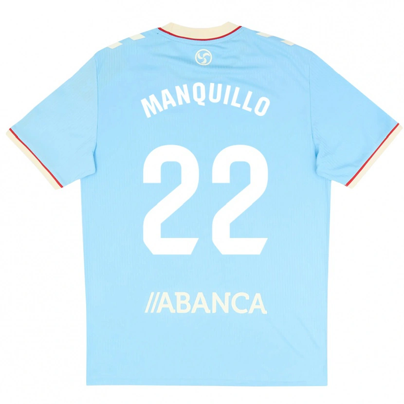 Danxen Damen Javier Manquillo #22 Himmelblau Weiß Rot Heimtrikot Trikot 2026/27 T-Shirt