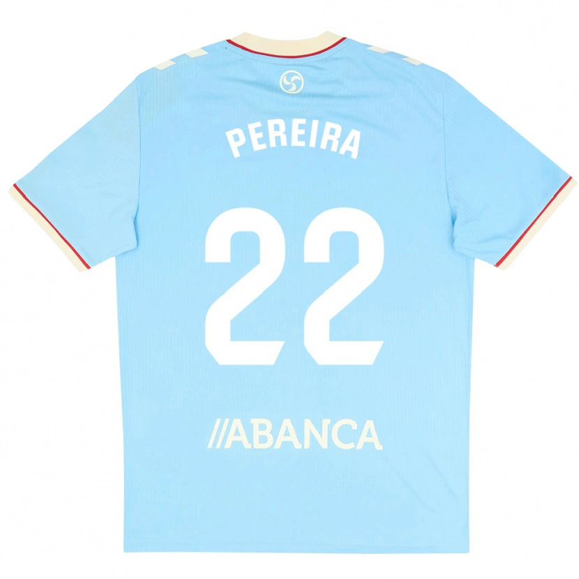 Danxen Damen Noe Pereira #22 Himmelblau Weiß Rot Heimtrikot Trikot 2026/27 T-Shirt