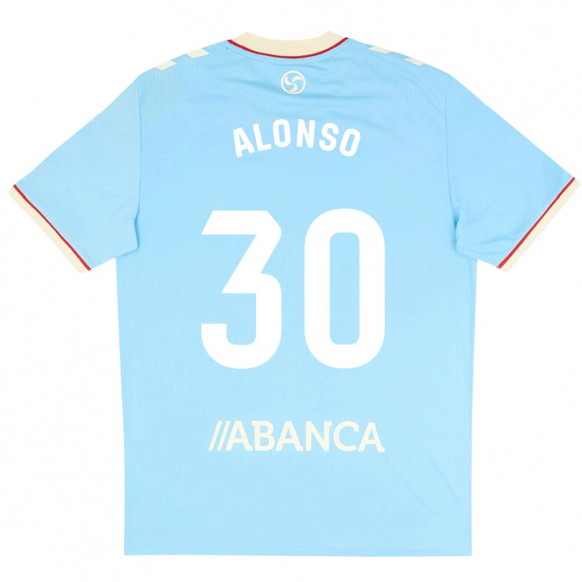 Danxen Damen Adriana Alonso #30 Himmelblau Weiß Rot Heimtrikot Trikot 2026/27 T-Shirt