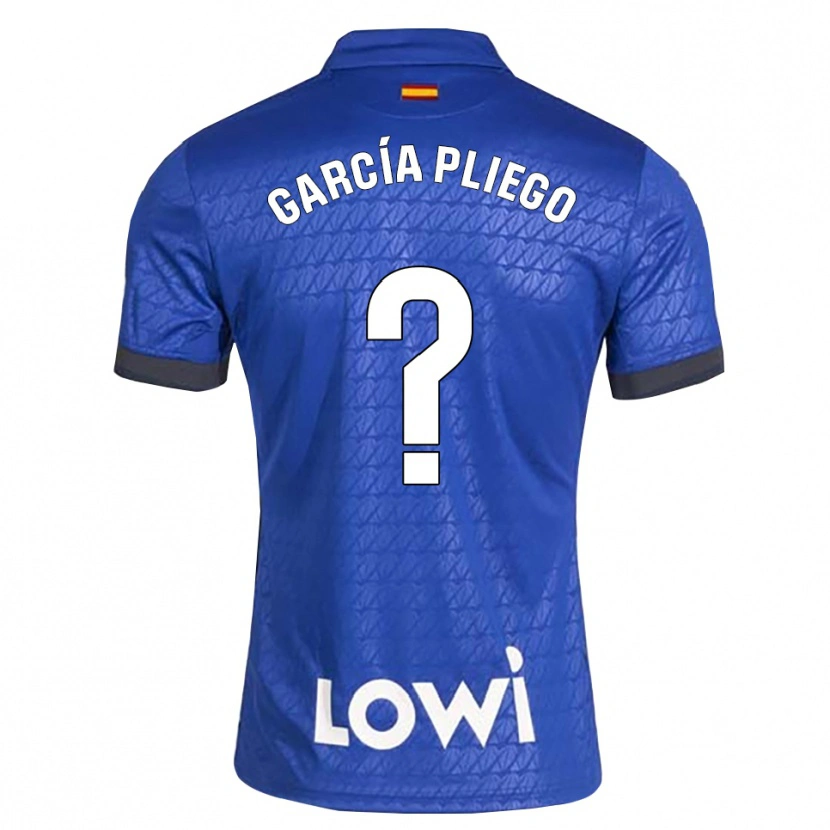 Danxen Damen Hugo García Pliego #0 Blau Weiß Schwarz Heimtrikot Trikot 2026/27 T-Shirt