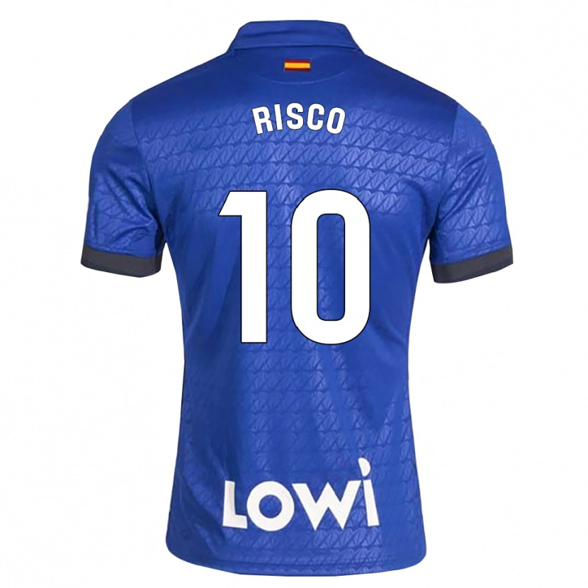 Danxen Damen Alberto Risco #10 Blau Weiß Schwarz Heimtrikot Trikot 2026/27 T-Shirt