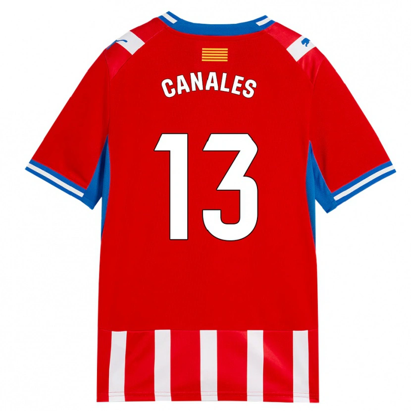 Danxen Damen Juanvi Canales #13 Rot Weiß Himmelblau Heimtrikot Trikot 2026/27 T-Shirt