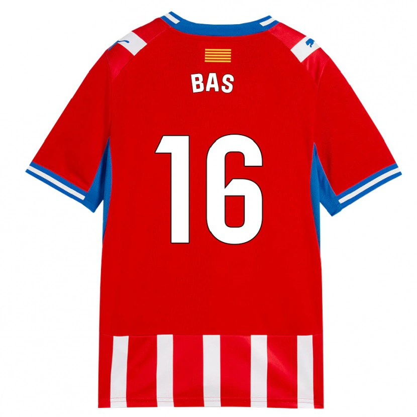 Danxen Damen Jordi Bas #16 Rot Weiß Himmelblau Heimtrikot Trikot 2026/27 T-Shirt