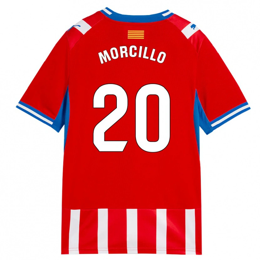 Danxen Damen Luis Morcillo #20 Rot Weiß Himmelblau Heimtrikot Trikot 2026/27 T-Shirt
