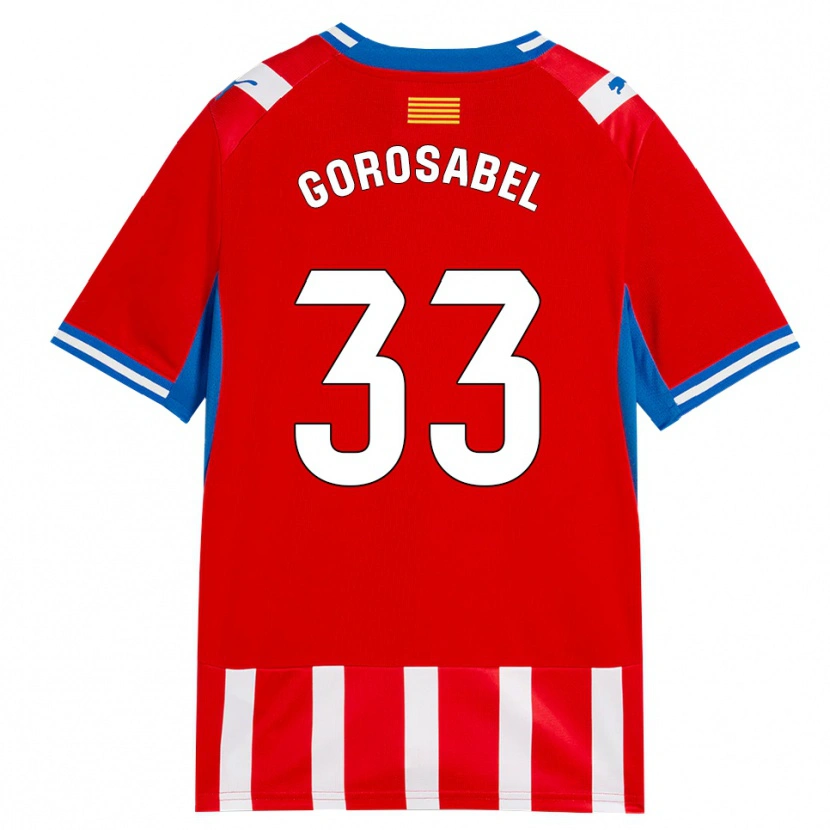 Danxen Damen Jakes Gorosabel #33 Rot Weiß Himmelblau Heimtrikot Trikot 2026/27 T-Shirt