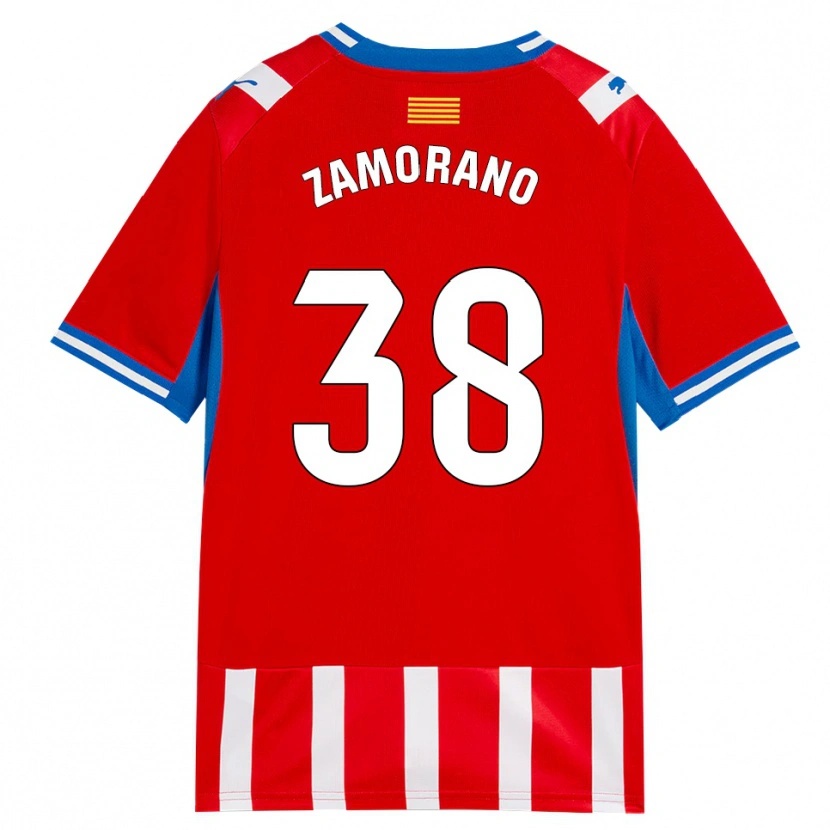 Danxen Damen Holmes Zamorano #38 Rot Weiß Himmelblau Heimtrikot Trikot 2026/27 T-Shirt