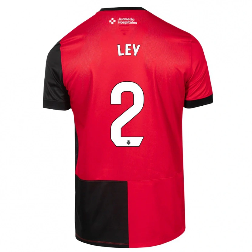 Danxen Damen Yuzún Ley #2 Schwarz Rot Weiß Heimtrikot Trikot 2026/27 T-Shirt