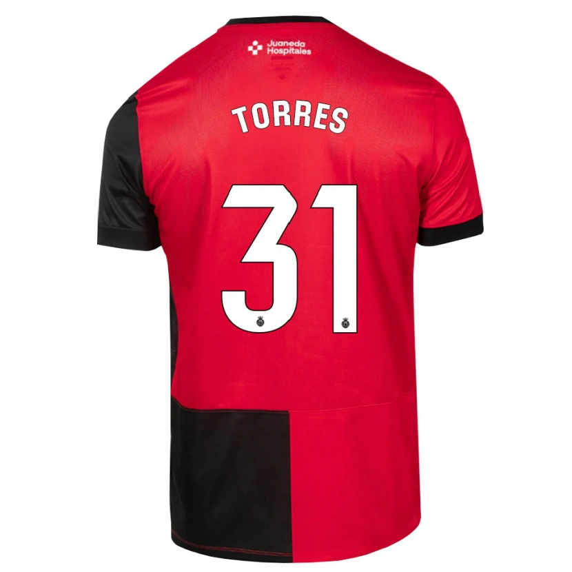 Danxen Damen Adriano Torres #31 Schwarz Rot Weiß Heimtrikot Trikot 2026/27 T-Shirt