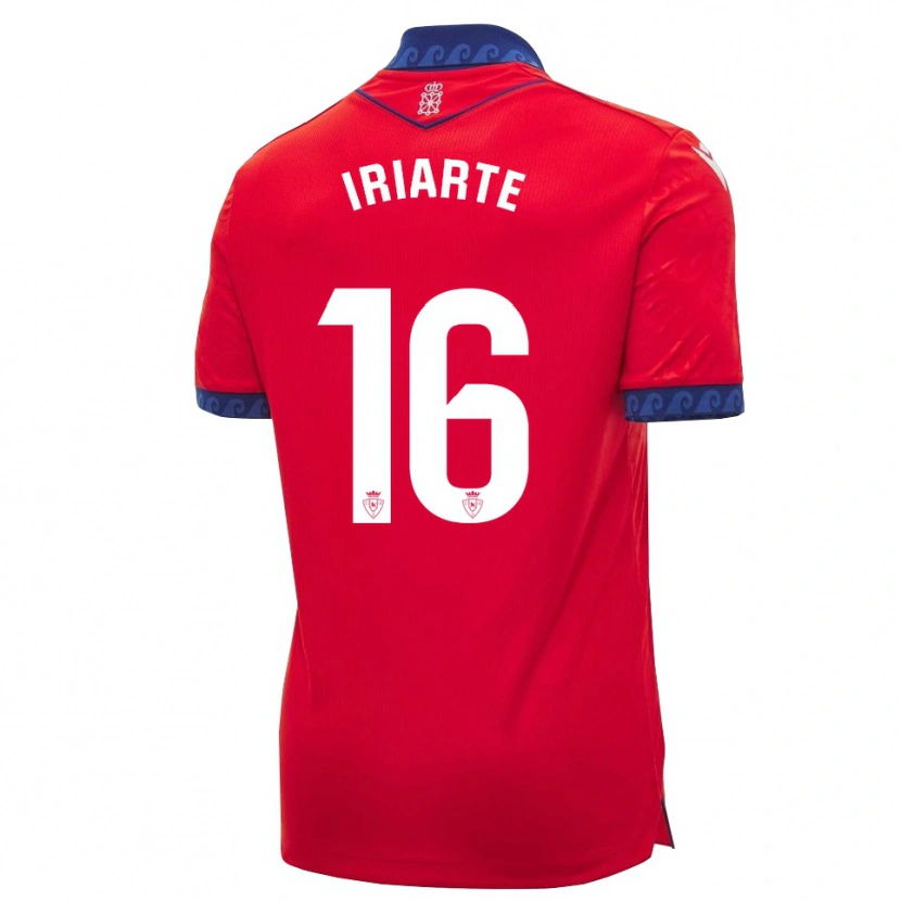 Danxen Damen Hodei Iriarte #16 Rot Marineblau Weiß Heimtrikot Trikot 2026/27 T-Shirt