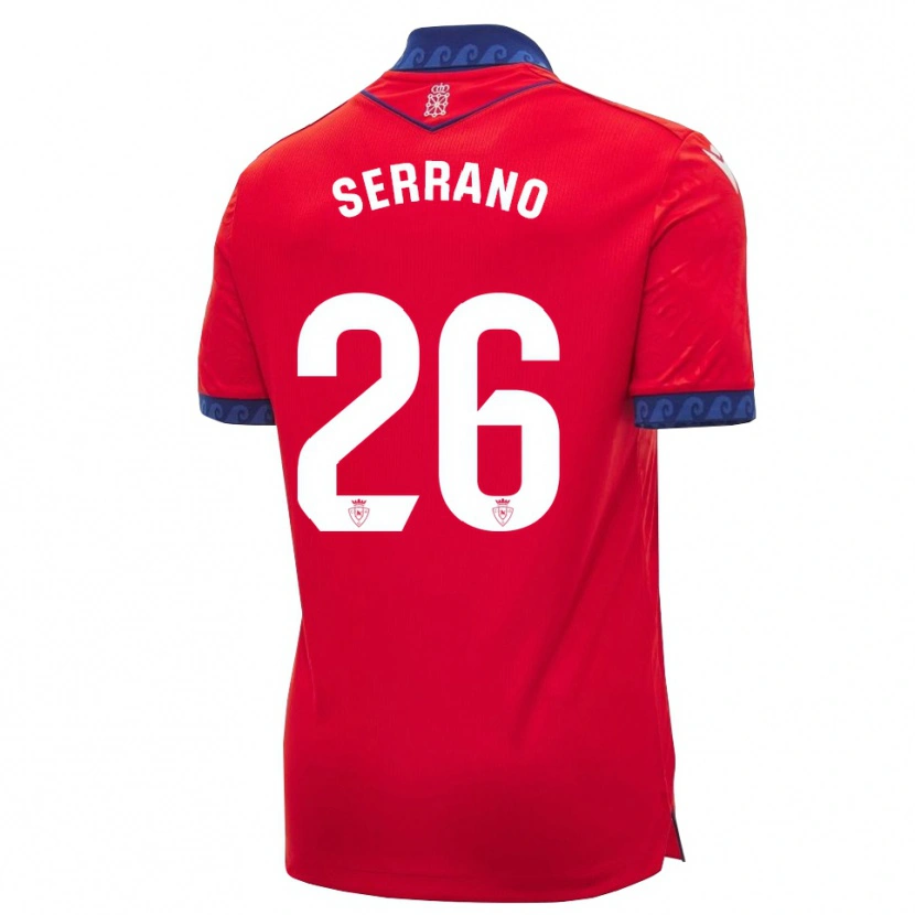 Danxen Damen Mikel Serrano #26 Rot Marineblau Weiß Heimtrikot Trikot 2026/27 T-Shirt