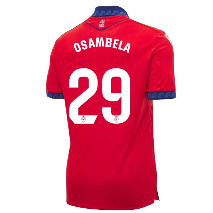 Danxen Damen Asier Osambela #29 Rot Marineblau Weiß Heimtrikot Trikot 2026/27 T-Shirt