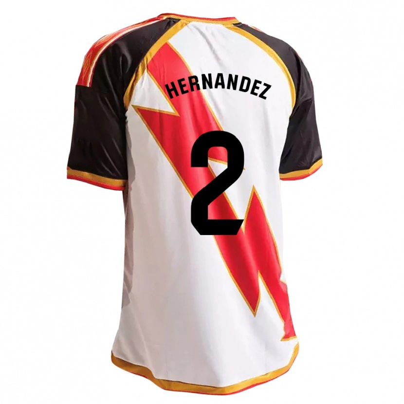 Danxen Damen Marco Hernández #2 Schwarz Rot Weiß Gold Heimtrikot Trikot 2026/27 T-Shirt