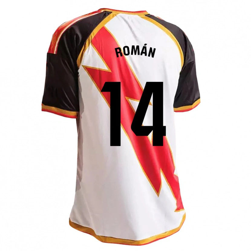 Danxen Damen Marco Román #14 Schwarz Rot Weiß Gold Heimtrikot Trikot 2026/27 T-Shirt