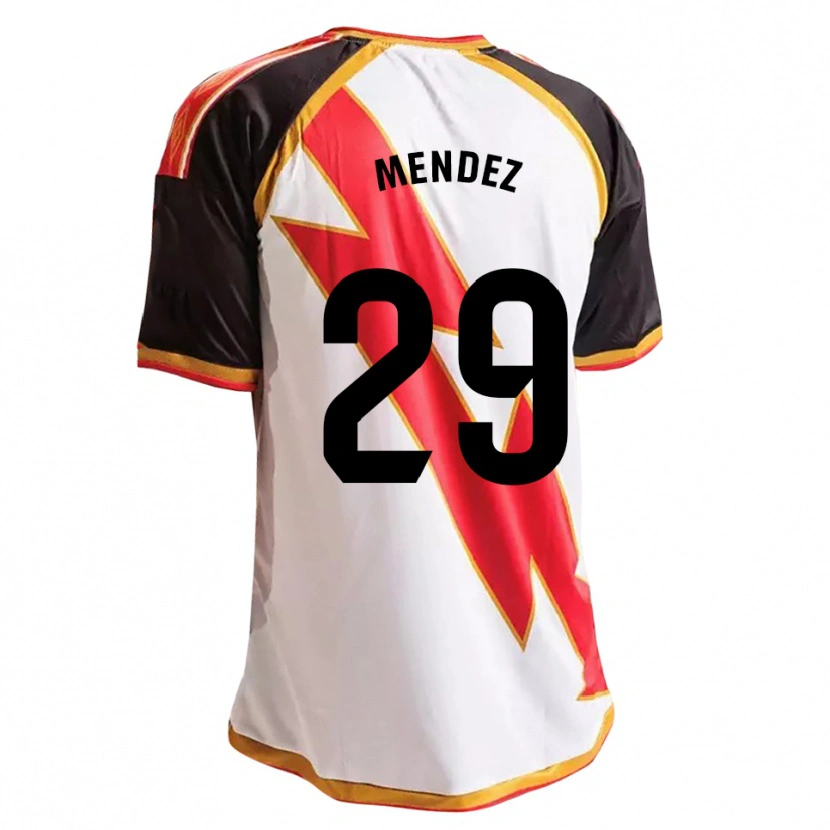 Danxen Damen Diego Méndez #29 Schwarz Rot Weiß Gold Heimtrikot Trikot 2026/27 T-Shirt
