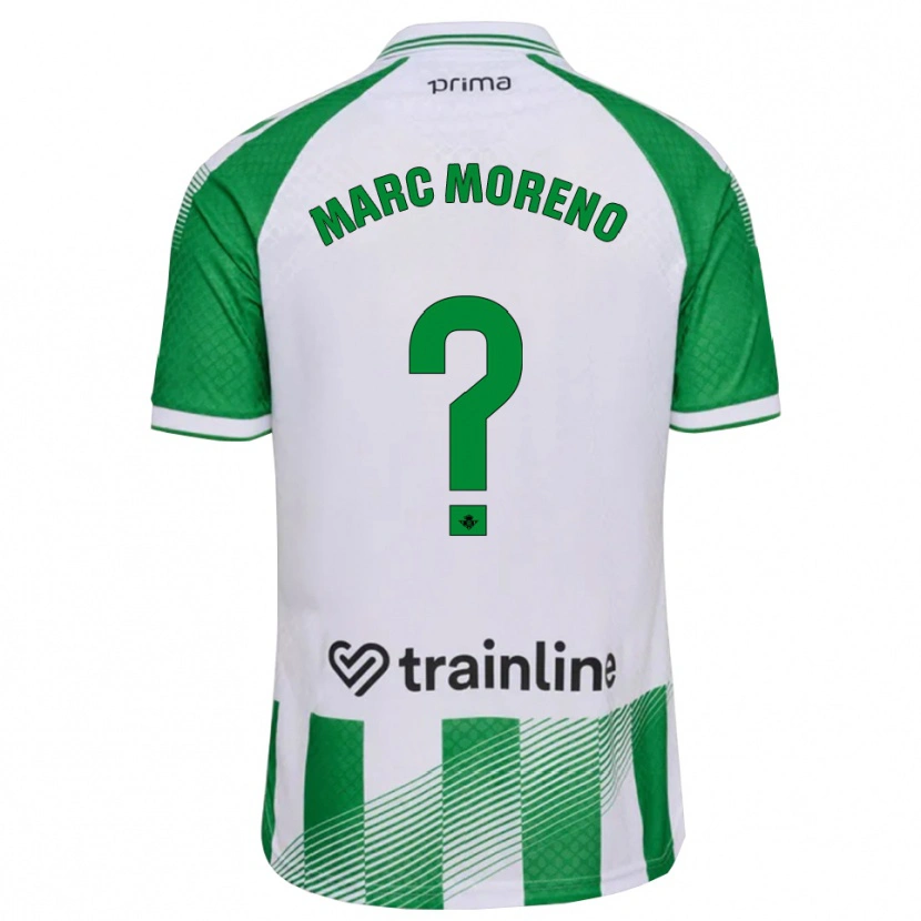 Danxen Damen Marc Moreno #0 Hellgrün Schwarz Weiß Heimtrikot Trikot 2026/27 T-Shirt