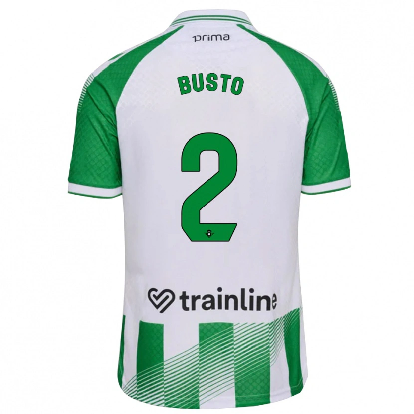 Danxen Damen Pablo Busto #2 Hellgrün Schwarz Weiß Heimtrikot Trikot 2026/27 T-Shirt
