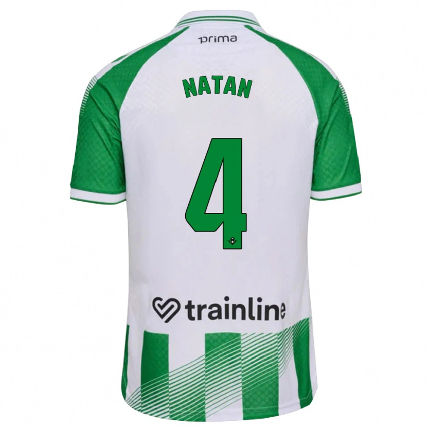 Danxen Damen Natan Bernardo De Souza #4 Hellgrün Schwarz Weiß Heimtrikot Trikot 2026/27 T-Shirt