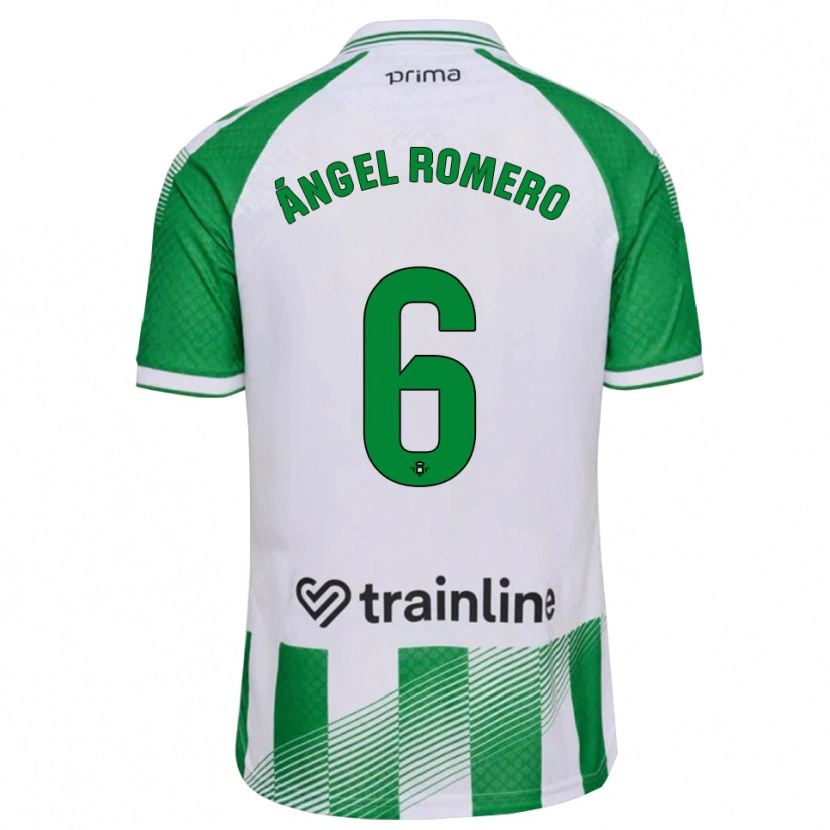 Danxen Damen Miguel Romero #6 Hellgrün Schwarz Weiß Heimtrikot Trikot 2026/27 T-Shirt