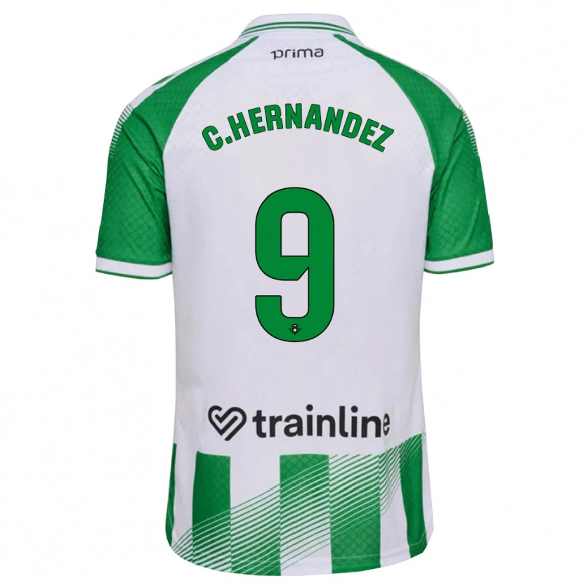 Danxen Damen Cucho Hernández #9 Hellgrün Schwarz Weiß Heimtrikot Trikot 2026/27 T-Shirt