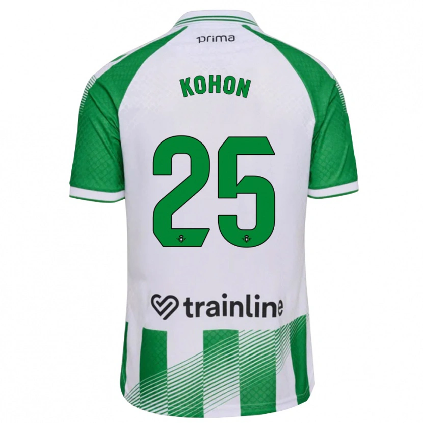 Danxen Damen Rudy Kohon #25 Hellgrün Schwarz Weiß Heimtrikot Trikot 2026/27 T-Shirt