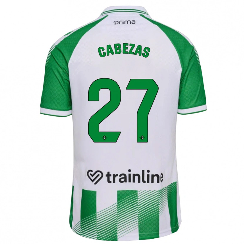 Danxen Damen Ángela Cabezas #27 Hellgrün Schwarz Weiß Heimtrikot Trikot 2026/27 T-Shirt