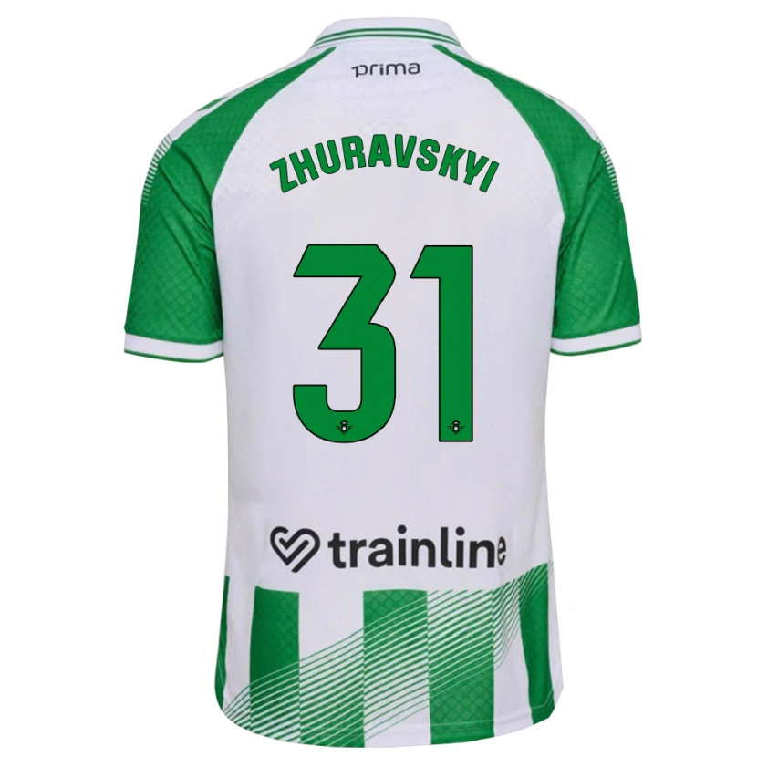 Danxen Damen Yan Zhuravskyi #31 Hellgrün Schwarz Weiß Heimtrikot Trikot 2026/27 T-Shirt