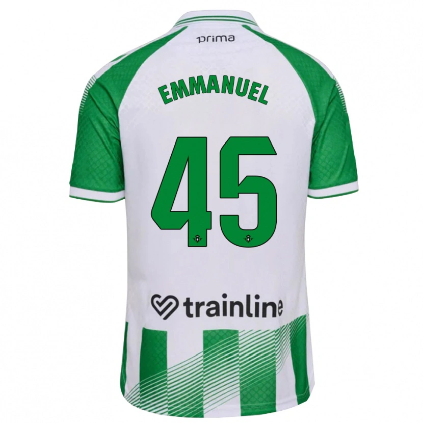 Danxen Damen Jean Emmanuel N'agoran #45 Hellgrün Schwarz Weiß Heimtrikot Trikot 2026/27 T-Shirt