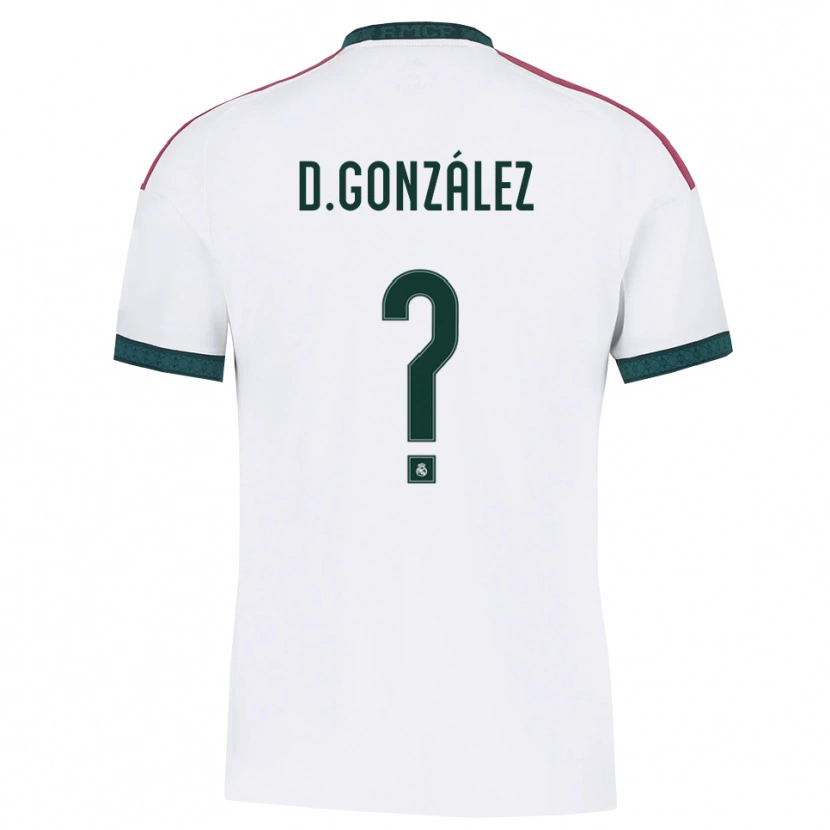 Danxen Damen Daniel González #0 Dunkelgrün Weiß Rot Heimtrikot Trikot 2026/27 T-Shirt