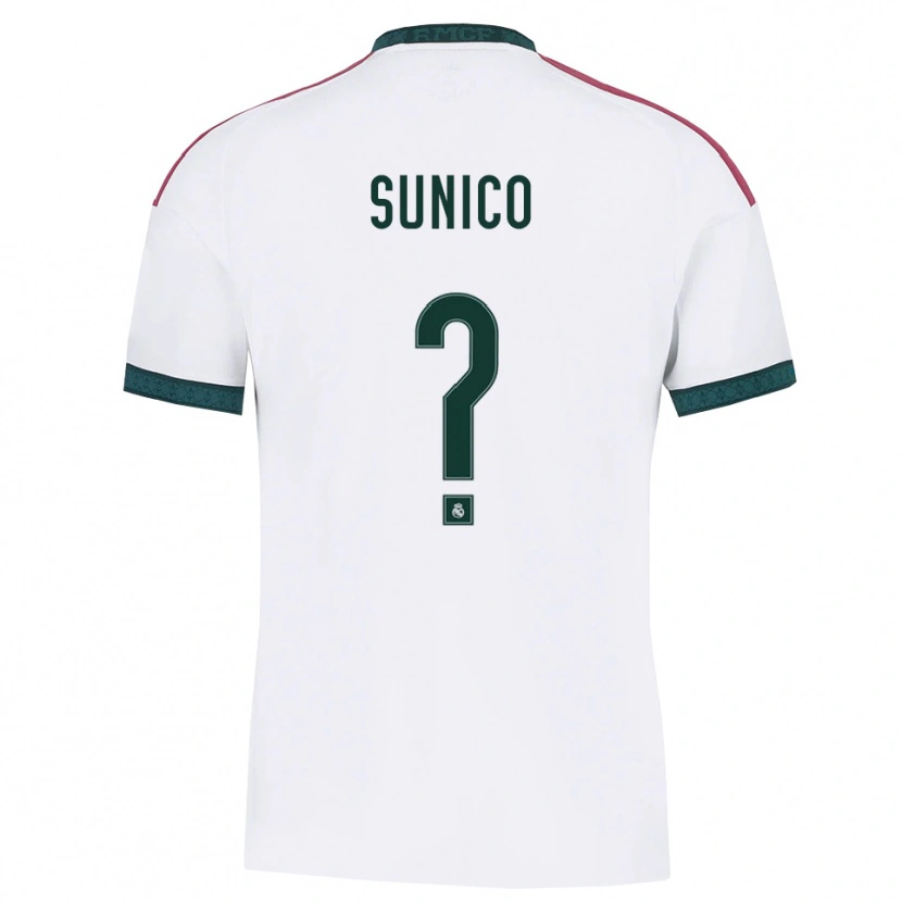 Danxen Damen Guillermo Sunico #0 Dunkelgrün Weiß Rot Heimtrikot Trikot 2026/27 T-Shirt