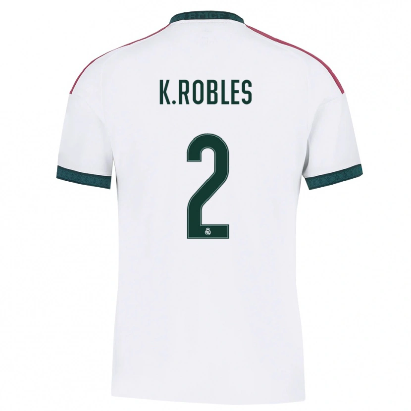 Danxen Damen Kenti Robles #2 Dunkelgrün Weiß Rot Heimtrikot Trikot 2026/27 T-Shirt