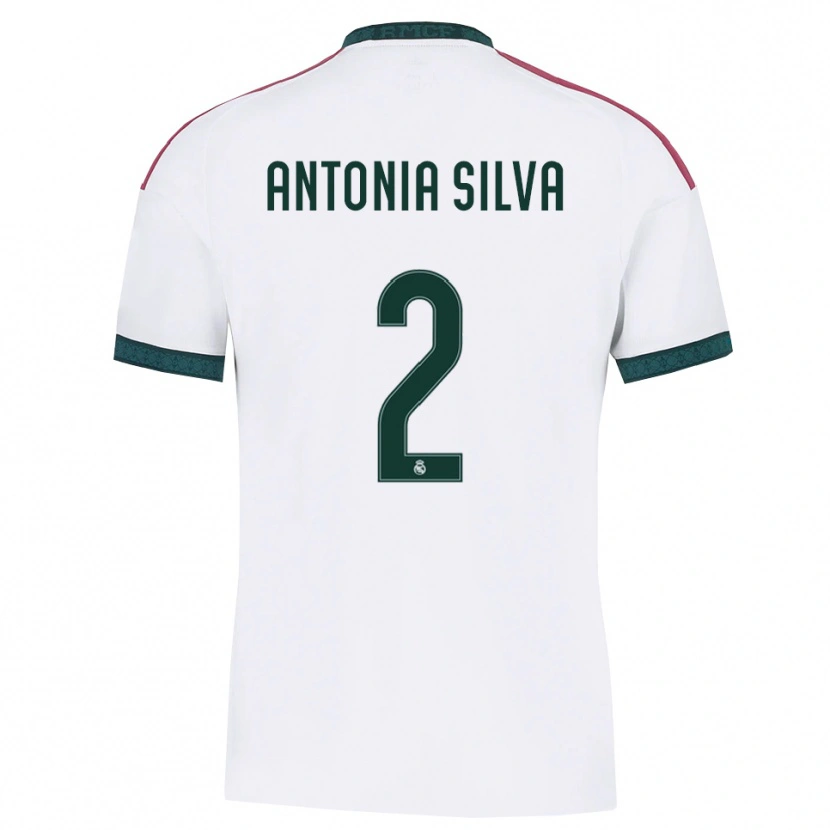 Danxen Damen Antônia Silva #2 Dunkelgrün Weiß Rot Heimtrikot Trikot 2026/27 T-Shirt