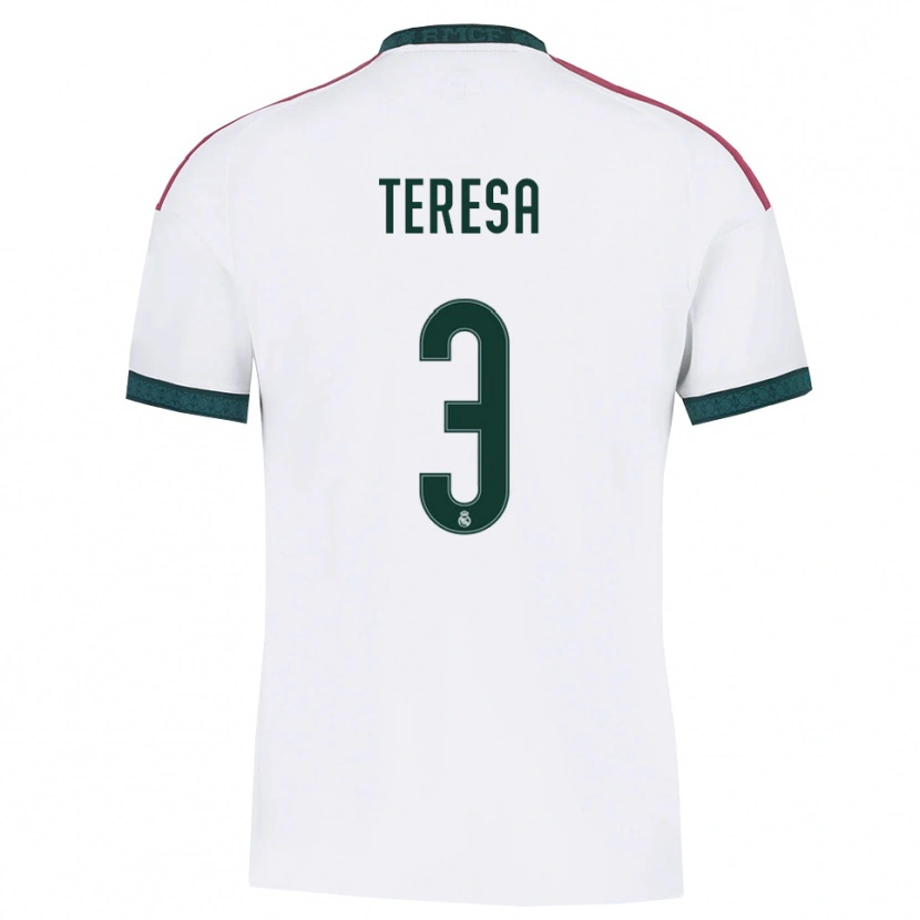Danxen Damen Teresa Abelleira #3 Dunkelgrün Weiß Rot Heimtrikot Trikot 2026/27 T-Shirt