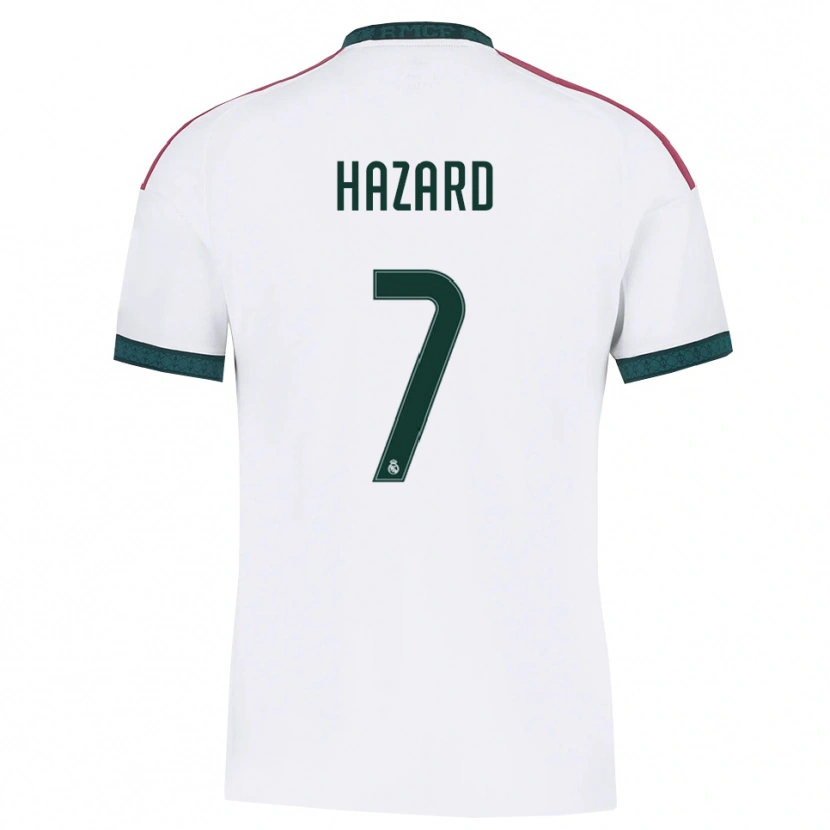 Danxen Damen Eden Hazard #7 Dunkelgrün Weiß Rot Heimtrikot Trikot 2026/27 T-Shirt