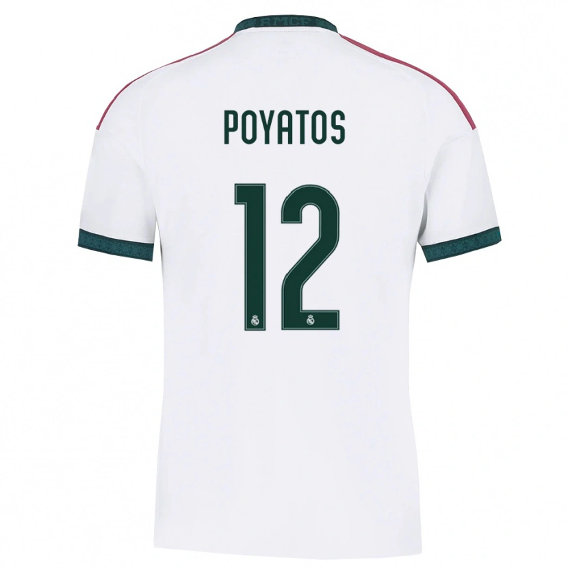 Danxen Damen Marco Poyatos #12 Dunkelgrün Weiß Rot Heimtrikot Trikot 2026/27 T-Shirt
