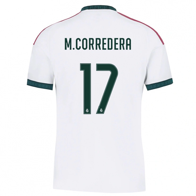 Danxen Damen Marta Corredera #17 Dunkelgrün Weiß Rot Heimtrikot Trikot 2026/27 T-Shirt