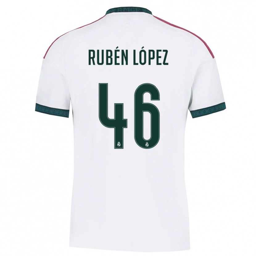 Danxen Damen Rubén López #46 Dunkelgrün Weiß Rot Heimtrikot Trikot 2026/27 T-Shirt