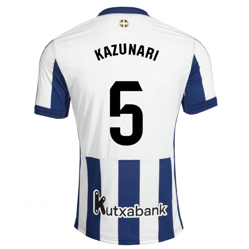 Danxen Damen Kazunari Kita #5 Marineweiß Goldrute Heimtrikot Trikot 2026/27 T-Shirt