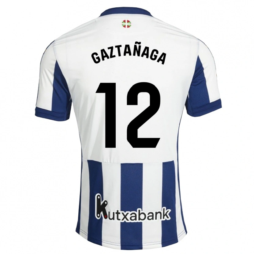 Danxen Damen Julen Gaztañaga #12 Marineweiß Goldrute Heimtrikot Trikot 2026/27 T-Shirt