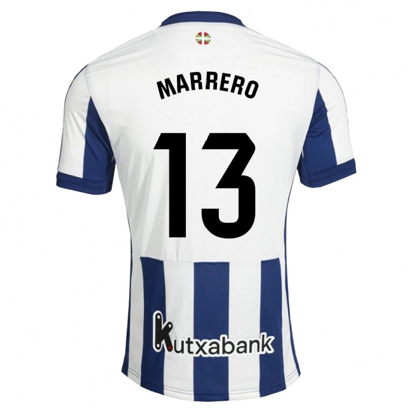 Danxen Damen Unai Marrero #13 Marineweiß Goldrute Heimtrikot Trikot 2026/27 T-Shirt