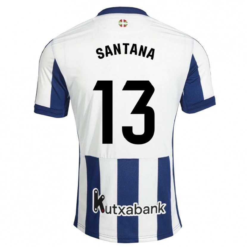Danxen Damen Olatz Santana #13 Marineweiß Goldrute Heimtrikot Trikot 2026/27 T-Shirt