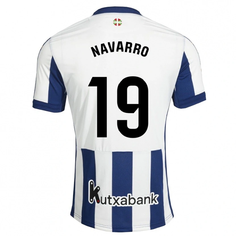 Danxen Damen Lorena Navarro #19 Marineweiß Goldrute Heimtrikot Trikot 2026/27 T-Shirt